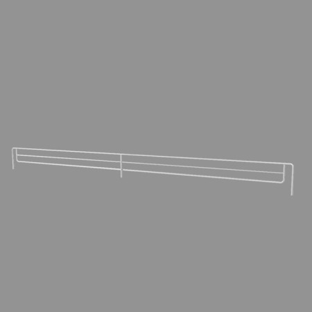 Small side fence for a shelf 500, H-50 mm, zinc-1