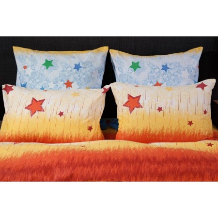 Bed linen Duet "Stars", size 220x240 cm, 145x215 cm - 2 pcs, 50x70 cm - 2 pcs-2