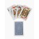 Plastic Plastic Cards 54 pcs "Game time", poker, 9.5 x 6.5 cm, blue shirt