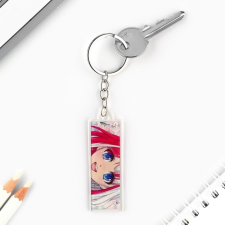 Key keychain Children's acrylic "Eye -player", 2.3 x 7 cm-2