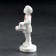 Porcelain figurine "Pioneer", copyright painting