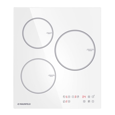 Maunfeld CVI453WH hobing surface, induction, 3 burners, sensor, white