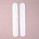 Protective liners from sweat and pollution, set - 10 pcs, on a glue base, 24 × 3.7 × 0.1 cm, white color