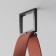 Components for textile suspension system Technical Tra130BS-B, 3.8x0.7x5 cm, black color