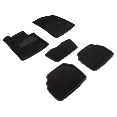 3D mats for Hyundai Sonata VIII, (DN8), 2019-n, black, set