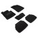 3D mats for Hyundai Sonata VIII, (DN8), 2019-n, black, set