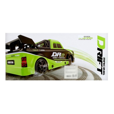 The drift machine, radio control, with interchangeable wheels, with a battery, blue-12