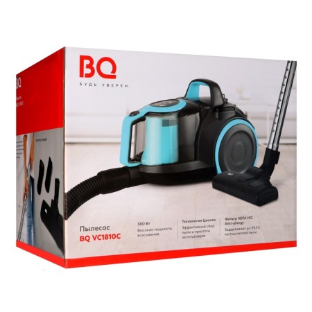 Vacuum cleaner BQ VC1810C, 1800/380 W, 2.5 l, black and blue-5