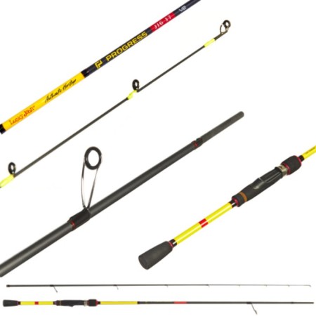 Spinning Lucky John Progress Jig V2 17, test 4-17 g., Length 2.49 m.