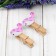 Decorative clothespins with a rope for the suspension "Spring Birds" set 10 pcs.