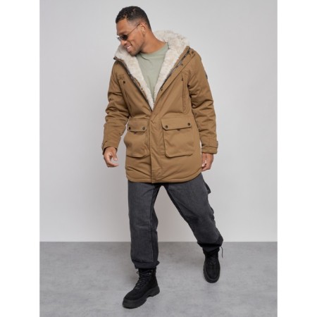 Winter male park, size 56, mustard color-9