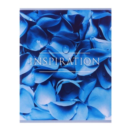Notebook of 48 sheets in Calligrata "Inspiration", cover coated cardboard, uf-lak, block offset, mix-4