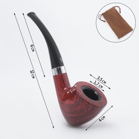 Cooling tube for tobacco "Commander premium", classic, 12.5 x 3.5 x 5 cm