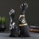 Figure "Love Cats" set 2pcs Black 7x9x24cm
