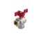 Balloon Aquasfera Euro 1008-01, 1/2 ", PN 40, internal thread, corner, butterfly