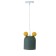 Lamp Bayerlux "Teddy" E27 40W yellow green 20x14x20-120cm