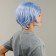 Carnival wig "anime" blue, short