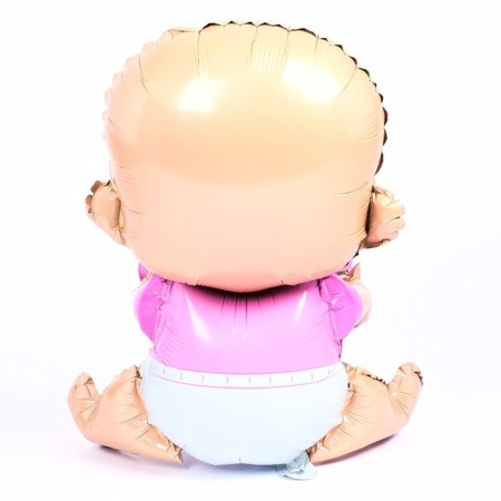 Foil ball 36 “Smiling baby with a nipple. Girl”, under the air-2