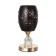 Table lamp "Flowers" E27 40W black and gold 12x12x24 cm Risalux