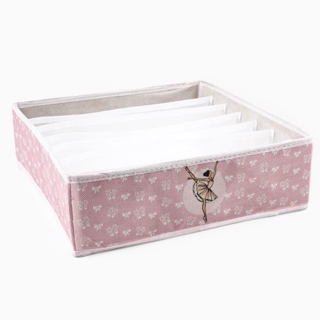 Organizer for storage, coffee for linen 7 cells "Ballerina", 32 x 32 x 10 cm-1