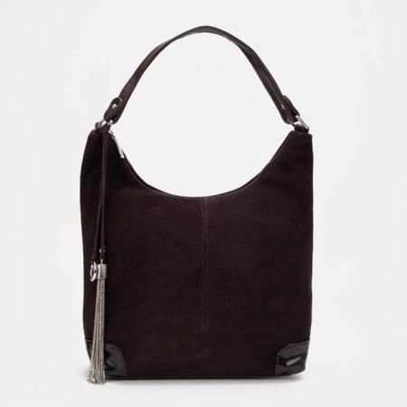 Love bag with lightning, brown color