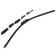 Heyner Super Flat Premium, 24 "/600 mm, ugly wiper brush, with adapters.