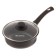Steven Consul, 2.8 l, d = 24 cm, glass cover, plastic handle, anti -stick coating, black color