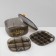 Organizer for storage of decorations "Leo" level 3, 32 cells, 15 × 15 × 7.5 cm, brown color