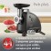 Moulinx HV8 Plus MELUS ME682832, 2000 W, 2.6 kg/min, reverse, 2 nozzles, black