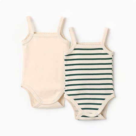 Body kit I am oranges 2 pcs, p. 74-80, milk / green