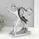 Souvenir ceramics "pair of unusual" silver 7.5x26x27 cm