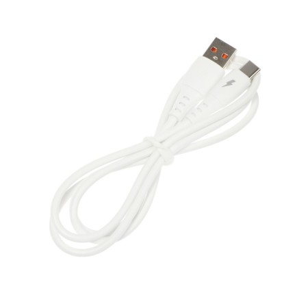EXPLOYD EX-K-1288, Type-C-USB, 3 A, 1 m, silicone braid, white-2