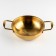Stear, d = 18 cm, h = 6, thickness 1 mm, 201 steel, gold color