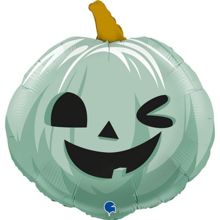 Foil ball 22 "" Pumpkin on Halloween ", figure, green color-1