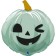 Foil ball 22 "" Pumpkin on Halloween ", figure, green color