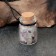 Souvenir-butter with natural stones "Flurit", 3x2cm