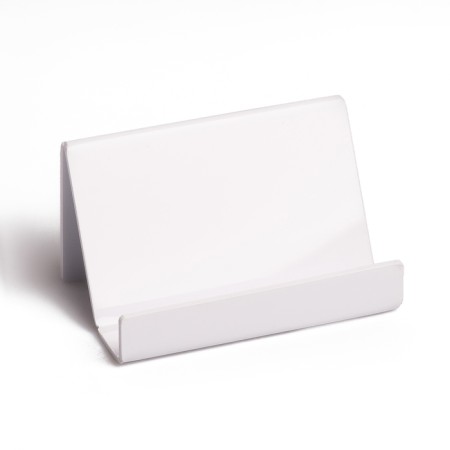 Brilltide stand 9 × 6.5 × 6 cm, inclined, 2 mm, white color in a protective film-1