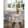 The tablecloth on the table "Marble vortex", round, Saten, d = 150 cm