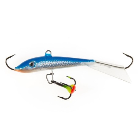 Balancir Lucky John Fin 4 + tee, 6 cm, color 15h blister-4