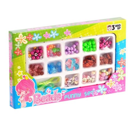 A set of beads, 13 types of beads-11