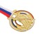 Medal thematic "ballroom dancing", gold, d = 6 cm