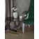 Table Journal duet 13n, 600x600x470, Black/Crimean oak/tinted