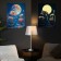Picture on numbers with luminous paint, 40 × 50 cm "Lunar lotus" 22 colors