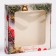 Gift box team with the window "New Year's branches", 16 x 16 x 3 cm