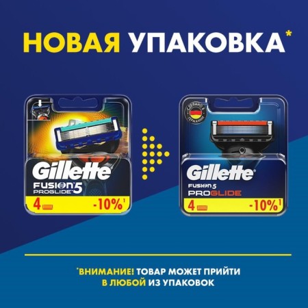 Exchange cassettes Gillette Fusion5 Proglide, 5 blades, 4 pcs.-3