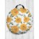 Pillow Sin "Sunflower and Bumblebee", decorative, d = 52 cm