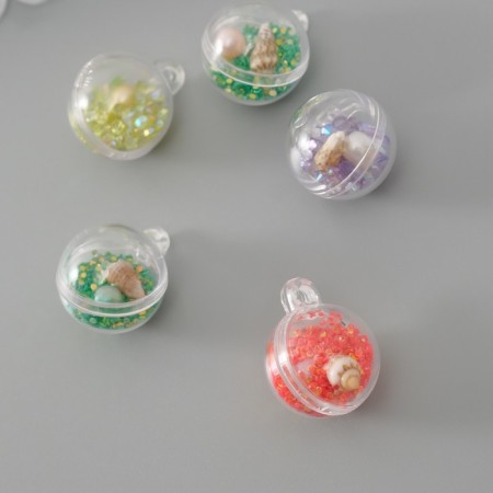 Suspension for creativity Plastic "Ball - Sea Time" MIX 2.5x2x2 cm-2