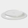 Porcelain dining porcelain Magistro "leaf", d = 25.8 cm, white color