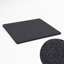 Rectangular sponge, sheet 50 x 50 x 2 cm, gray