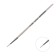 Round brush No. 2 (clip diameter 2 mm; hair length 12 mm), wooden handle, calligrata